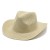 (M56-58cm)( while ) Cowboy straw hat man lady Outdoor Sandy beach sunscreen sun hatY