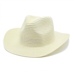 spring summer straw hat Cowboy spring summer thin style watch-face Sandy beach..