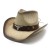  Cowboy man woman spring summer Sandy beach travel hat Shade straw hat