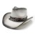 (M56-58cm)( while ) Cowboy hat man woman occidental style ethnic style draughty Outdoor Sandy beach hat