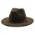 Autumn and Winter wind woollen man lady occidental style big hat fashion leopard flat edge