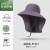 sun hat ultraviolet-proof hat summer man woman two sun hat sunscreen removable draughty hat