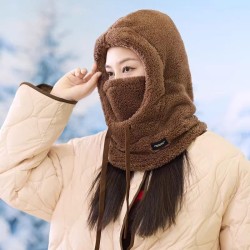 hat woman Winter velvet thick hedging wind cotton warm