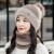 hat lady Autumn and Winter Korean style all-Purpose velvet woolen warm cotton