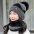 hat lady Autumn and Winter Korean style all-Purpose velvet woolen warm cotton