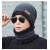 woolen hat man hedging warm knitting velvet thick wind two handmade