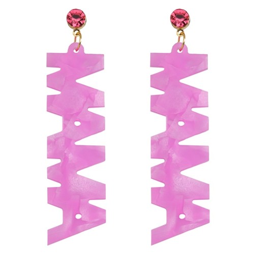 occidental style creative all-Purpose Mothers Day gift   Word earrings diamond earring