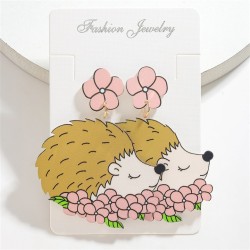 occidental style earring lovely cartoon fitting flowers fresh sweet animal ear..