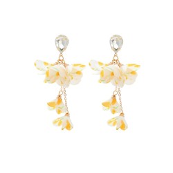 super color petal drop tassel long style earrings samll temperament fashion sw..