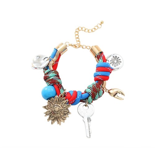 sun flower necklace bracelet set summer fresh establishment woman Bohemian style