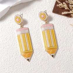 occidental style fresh lovely candy colors fashion trend beads earrings woman ..