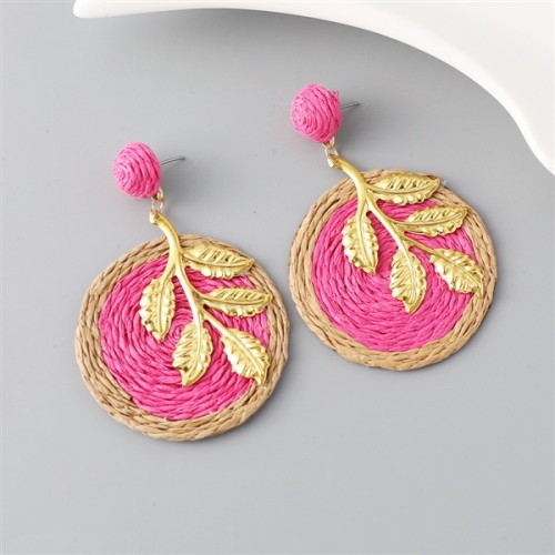  handmade geometry earrings woman style wind high ethnic style
