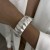 occidental style  Irregular bangle ins wind Metalracelet surface