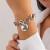 occidental style ins wind Metal bracelet  Irregularbracelet set