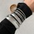 occidental style  retro Irregular bangle  Metal surfaceracelet width set