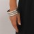 occidental style  retro Irregular bangle  Metal surfaceracelet width set