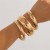 occidental style  retro Irregular bangle  Metal surfaceracelet width set
