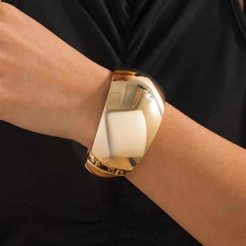 occidental style  fashion Irregular surface bangle  brief Metalbracelet set