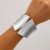 occidental style  exaggerating Irregular surface bangle  personality Metalracelet set width