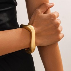 occidental style  punk wind Metal Irregular bangle  brief waveracelet
