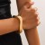 occidental style  punk wind Metal Irregular bangle  brief waveracelet