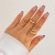 occidental style  brief Irregular surface ring  fashion Metal geometryring set