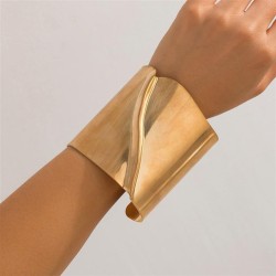 occidental style  fashion Metal width surface bangle  brief Irregularracelet s..