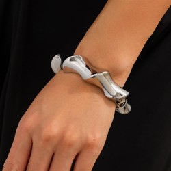 occidental style  exaggerating Metal bangle  personality Irregular Roundracele..