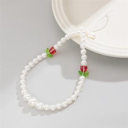 occidental style  small fresh Acrylic Pearl beads set  sweet wind flowers bow ..