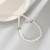 occidental style  small fresh Acrylic Pearl beads set  sweet wind flowers bow chain