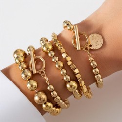 occidental style  temperament imitate Pearl bracelet ins Irregular beadsbracel..