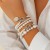 occidental style  temperament imitate Pearl bracelet ins Irregular beadsbracelet set