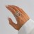 occidental styleins Metal hollow ring  geometry Irregular cirqueRing