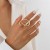 occidental styleins Metal hollow ring  geometry Irregular cirqueRing
