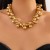 occidental style  imitate Pearl necklace  retro Irregular beads Collar
