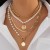 occidental style  wind Pearl beads necklace  Irregular Alloy multilayerecklace set