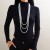 occidental style ins Pearl beads beads necklace  windecklace set