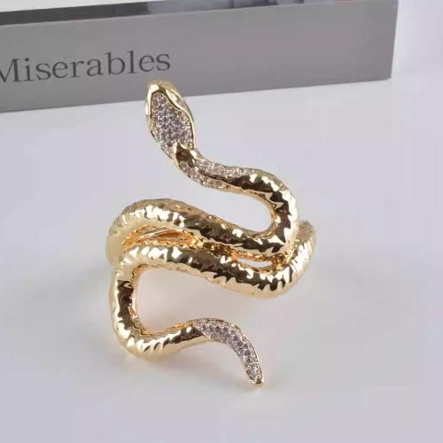 occidental style tree retro exaggerating snake bangle bronze gilded high opening