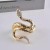 occidental style tree retro exaggerating snake bangle bronze gilded high opening
