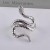 occidental style tree retro exaggerating snake bangle bronze gilded high opening