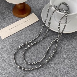  more color long style multilayer Pearl necklace woman temperament clavicle ch..