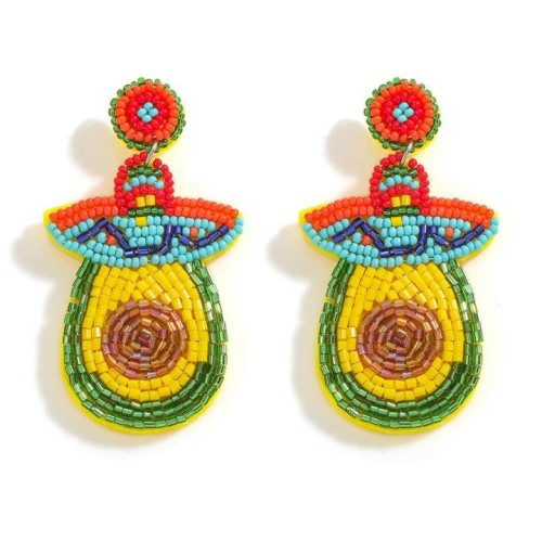 occidental style lovely cartoon earrings personality fine creative beads earring