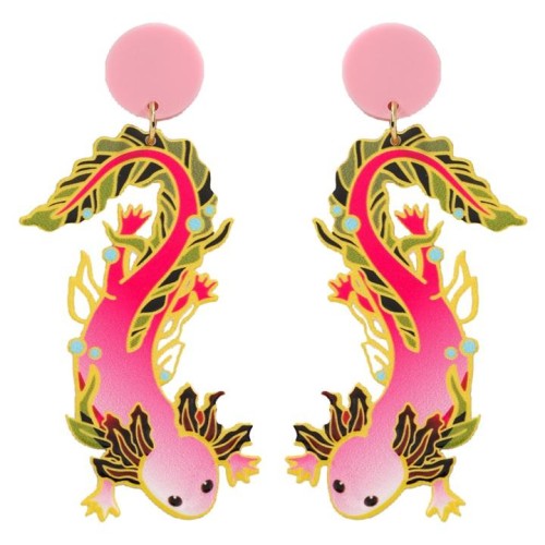 occidental style fashion Modeling cartoon plates earring  lady personality exaggerating earrings