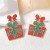  christmas fashion samll creative Alloy diamond beads christmas big bag earring