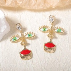  retro mediumVintage samll creative Alloy imitate Pearl unique earring
