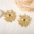  exaggerating personality three-dimensional retro Alloy diamond eyes ear stud unique samll all-Purpose Style