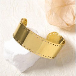  brief fashion surface Metal punk wind lady bangle girl all-Purpose leisure st..