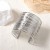 occidental style exaggerating fashion punk wind opening surround multilayer width surface bangle embed zircon s