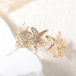  occidental style personality samll Metal starfish opening lady bangle leisure..