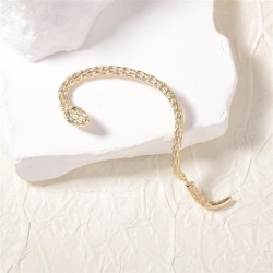  occidental style punk wind personality twining snake ear stud creative samll ..